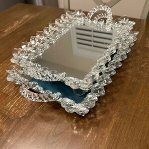 Crystal Mirrored Trays (2)